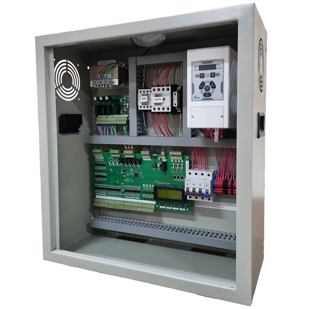 تابلو فرمان آسانسور اکونومی با قابلیت کنترل تا ۸ توقف و نصب سریع